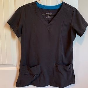 Jockey Grey Scrub Top 🖤